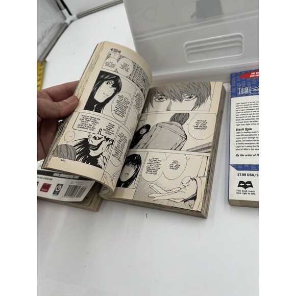 Death Note Volumes 1 -‎ 4 / Shonen Jump Advanced Manga W/ Death Journal Blank - Picture 12 of 16